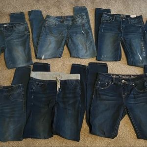 Girls size 14 Justice jeans